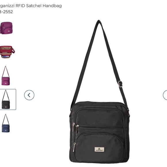 Organizzi RFID Satchel Handbags, Brown, NWOT - Picture 14 of 15